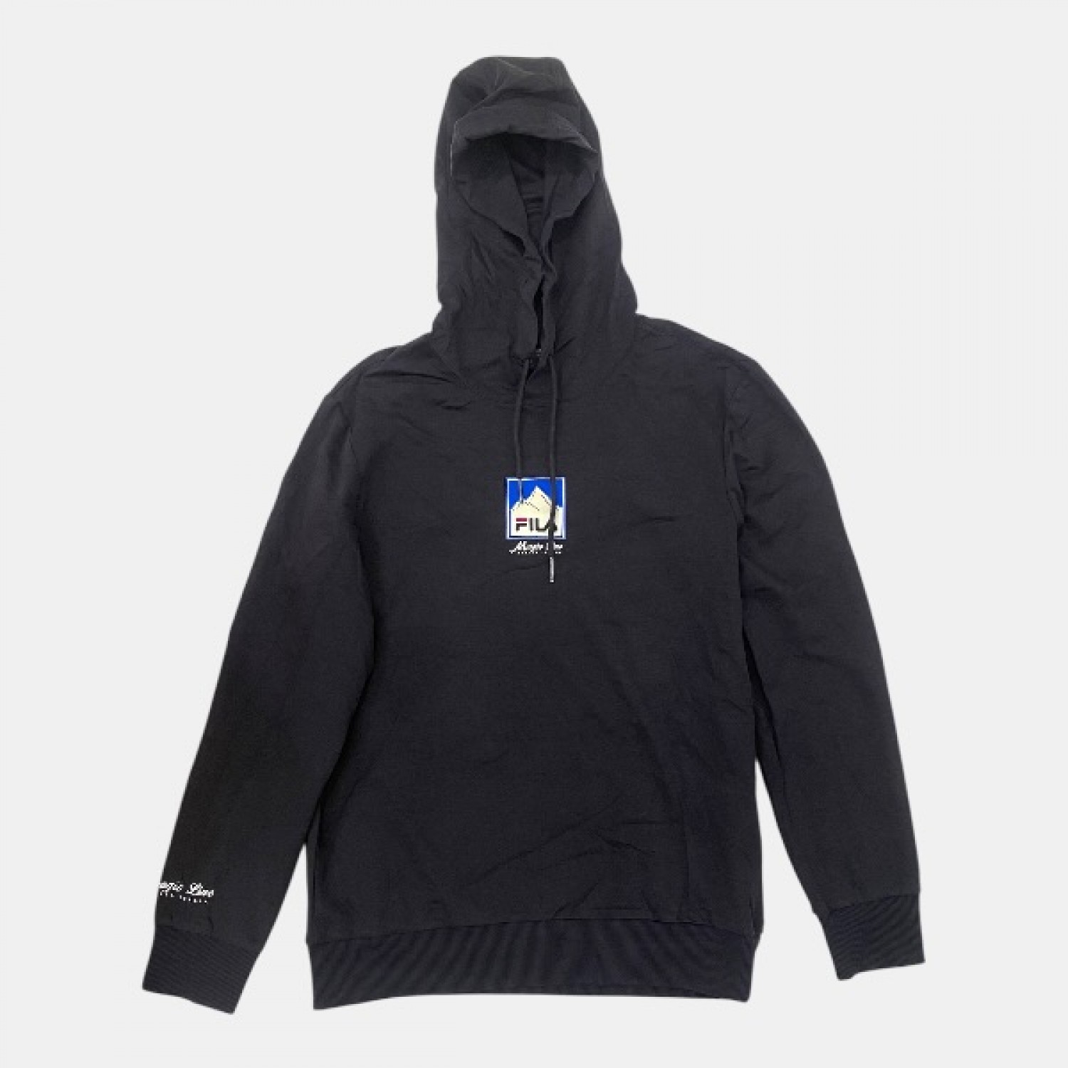 FILA Heritage Μαύρο Φούτερ με Κουκούλα / Pre Owned